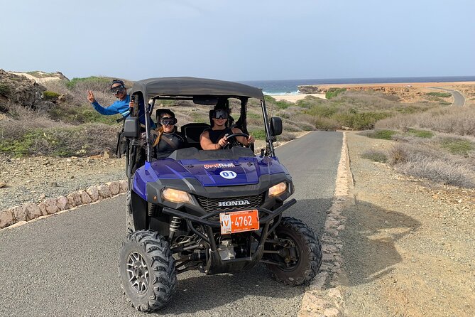 4 seat UTV Rental Adventure - Off-roading along Aruba’s coast: the sights that tend to anchor your day