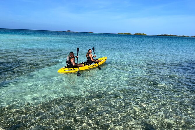 Adventure Kayak & Snorkeling at Reef Island Aruba - Stop 1: Mangel Halto Beach briefing and a quick kayaking warm-up