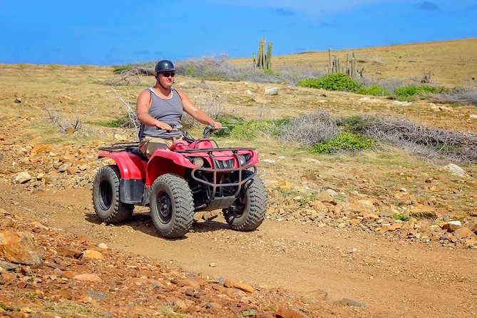 Aruba ATV Adventure: Off-Road Tour in Single and Double Seaters - Shark Bay and Blackstone Beach: the unusual Aruba beach mix