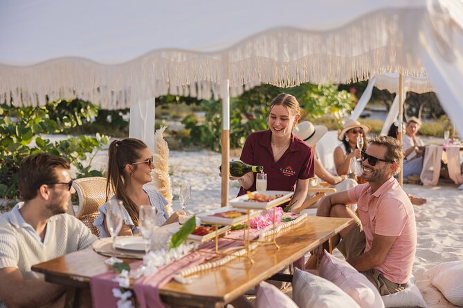 Aruba Eagle Beach Romantic Sunset Picnic in a Luxury Cabana - Your included setup: luxury cabana, umbrella, and Bluetooth music