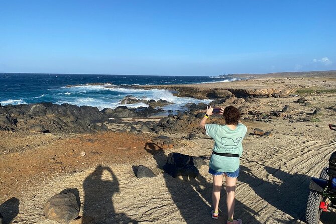 Aruba EZ Raider North Coast Ultimate Adventure - Wariruri Bay and the water blowhole moment