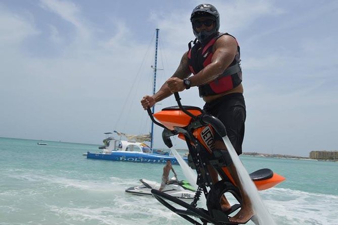 Aruba Flyboarding & Jetovator Experience: Fly Like a Bird & Dive Like a Dolphin - Delphi Watersports check-in at the Hyatt beach: where you actually start