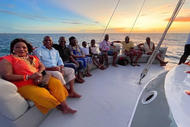 Aruba Happy Hour Sunset Sail with Savory Bites and Cocktails - Crew Energy: What Captain Martin, Shaka, and Jose Add to the Evening