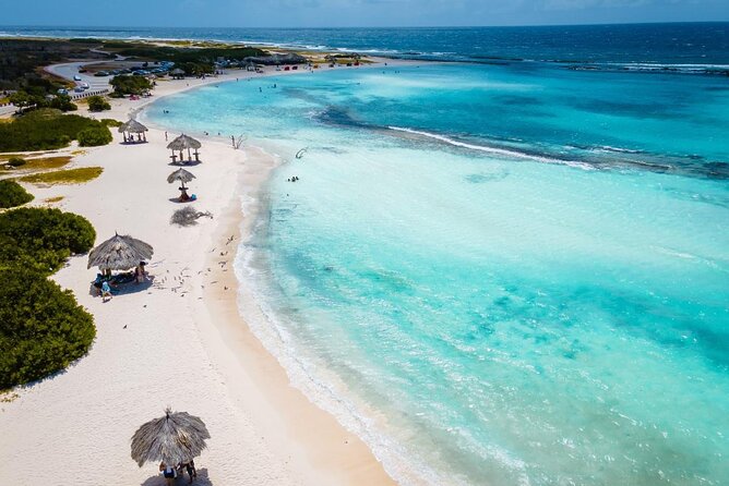 Aruba National Park Tour with Natural Pool & Baby Beach Snorkel - The drive through San Nicolas and the art murals (while heading back)
