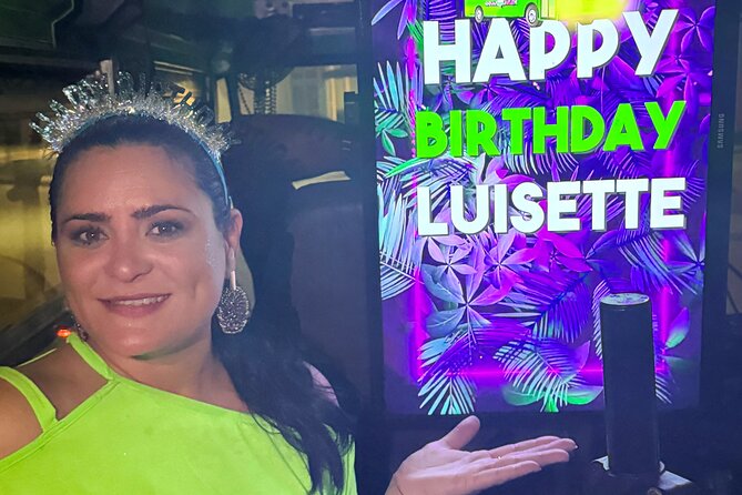 Aruba Nightlife Party Bus with Unlimited Drinks & DJ on Road Jam - DJ Karixon and the music-request format that keeps everyone moving