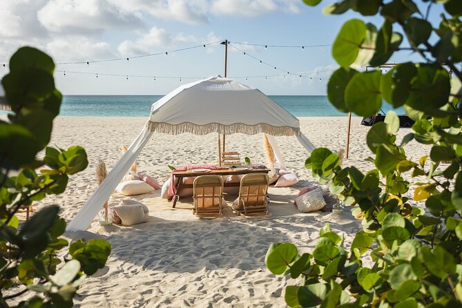 Aruba Romantic Sunset Photoshoot & Beach Picnic in Luxury Cabana - Your Private Luxury Cabana: What “All To Yourself” Looks Like