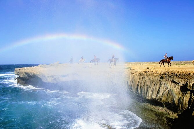 Aruba's Northern Coast Horseback Adventure - Wariruri Bay: Beach Gallops, White Sand Dunes, and a Baby Natural Bridge Moment
