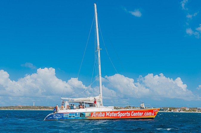 Aruba Sunset Sail - The Arusun Catamaran - Palm Beach cruising: what makes the ride the point
