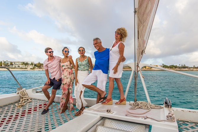 Aruba Sunset Sail with Caribbean Dinner and Live Music - Boarding vibes: steel-drum music and the first look at the coast