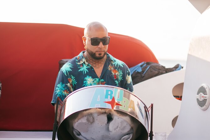 Aruba Sunset Sail with Caribbean Dinner and Live Music - Dinner happens on board: what the buffet really feels like