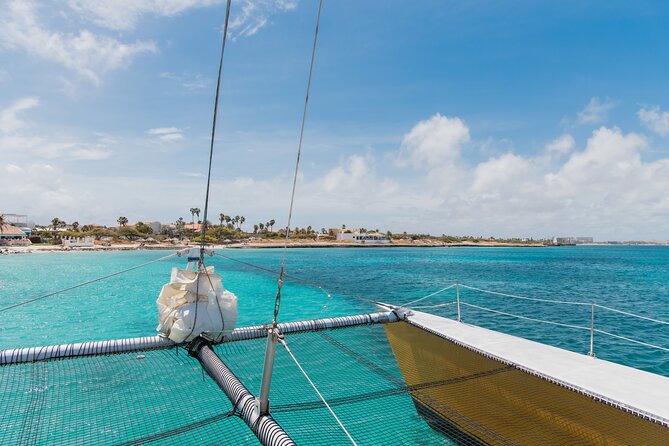 Arusun Catamaran Sail with Snorkeling in Aruba - From Palm Beach to the Arusun: How the day actually starts