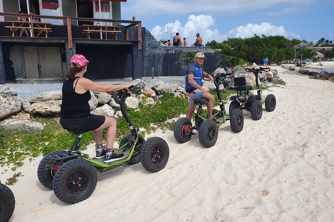 Baby Beach and San Nicolas Art Murals Private EZ Raider Adventure - Boca Grandi: a calmer cove break with pink-white sand vibes