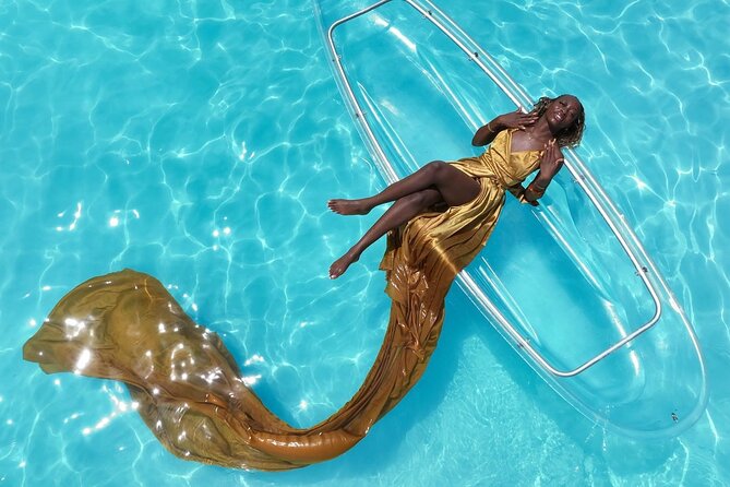 Clear kayak & Bamboo raft ARUBA! Same Day Delivery! PACKAGE DEAL! - Clear Kayak Photoshoot: The Shot That Looks Like Editing, Not Effort