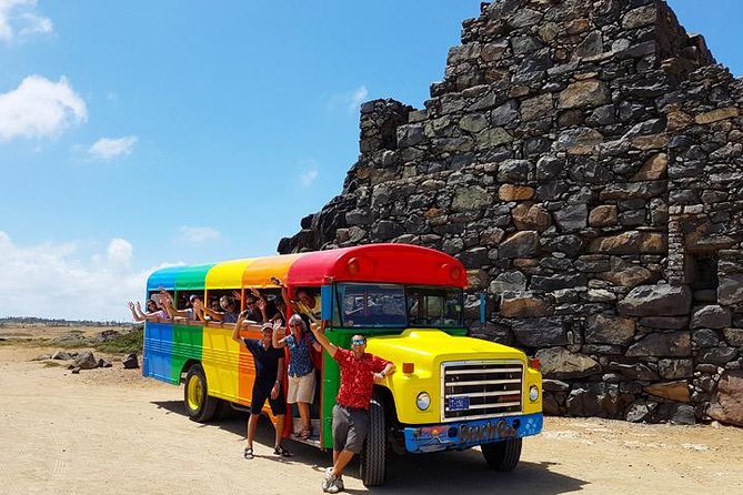 Colorful Beach Bus Sightseeing Tour of Aruba - Key things to know before you ride