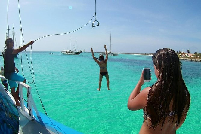 Dolphin Catamaran Snorkel and Sail with Open Bar - Boca Catalina Bay reef stop: where you’ll often get the most fish watching