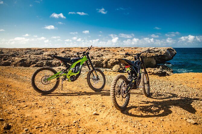 Epic Off-Road Surron Electric Bike Tour in Aruba - Wariruri Bay and Alto Vista Chapel: salt spray, silence, and a calmer pace