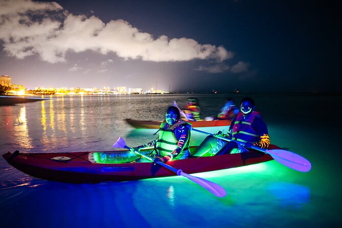 Glow Through the Night with LED Kayak Adventure in Aruba - Neon Kayaks Off Surfside Beach Bar: The Night-First Setting