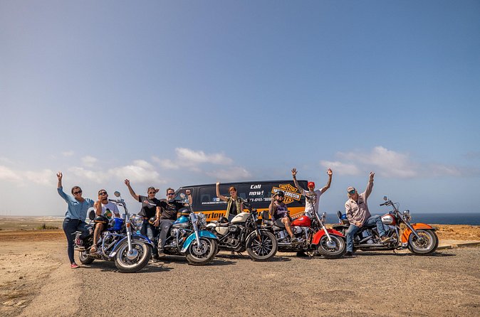 Harley-Davidson Guided Island Tours - Stop-by-stop ride: lighthouse, chapels, rocks, and beach time