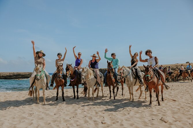 Horseback Riding and Natural Pool Adventure in Aruba - Fontein Cave: stalactites, bats, and ancient rock drawings