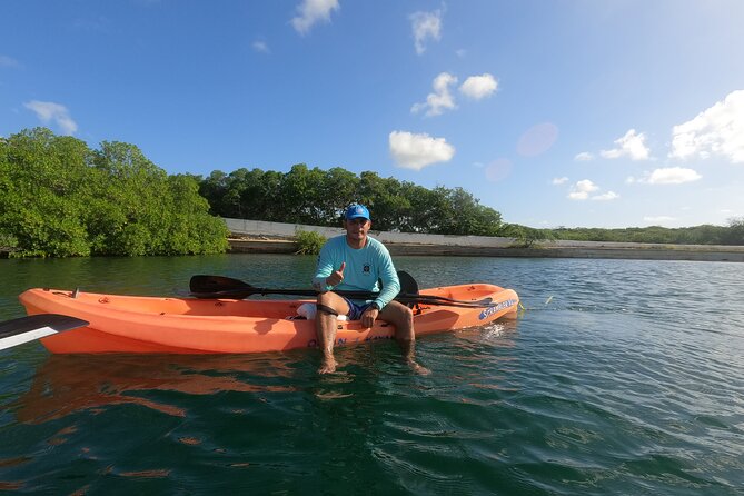Kayak Tour at Mangel Halto and Spanish Lagoon - Stop 1 at Mangel Halto Beach: Reef Snorkeling Off the Coast