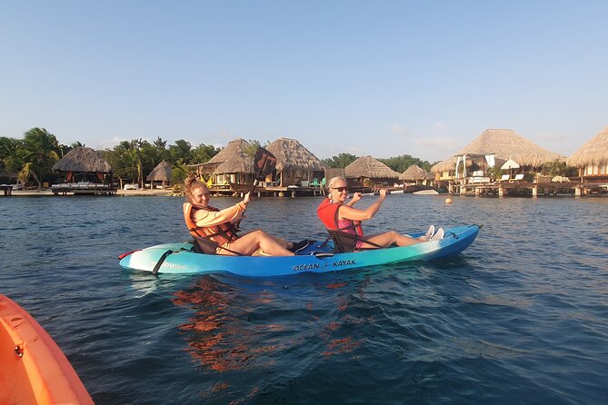 Kayak Tour to Seaglass Island - Meeting at Aruba Reef Apartments: getting set up fast