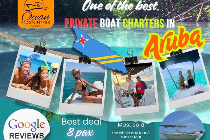 Private Boat Tour in Aruba - Price for up to 8: when $450 makes sense