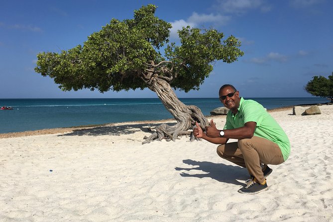 Private German Speaking Jeep Tours - The rock climb at Casibari Rock Formations (360-degree Aruba)