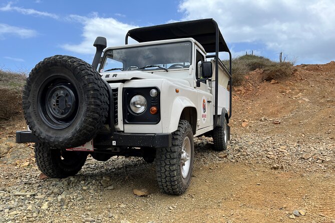 PRIVATE Jeep Safari Natural Pool, Indian Caves & Baby Beach with Snorkeling - Dos Playa (Two Beaches): the north coast break between swims
